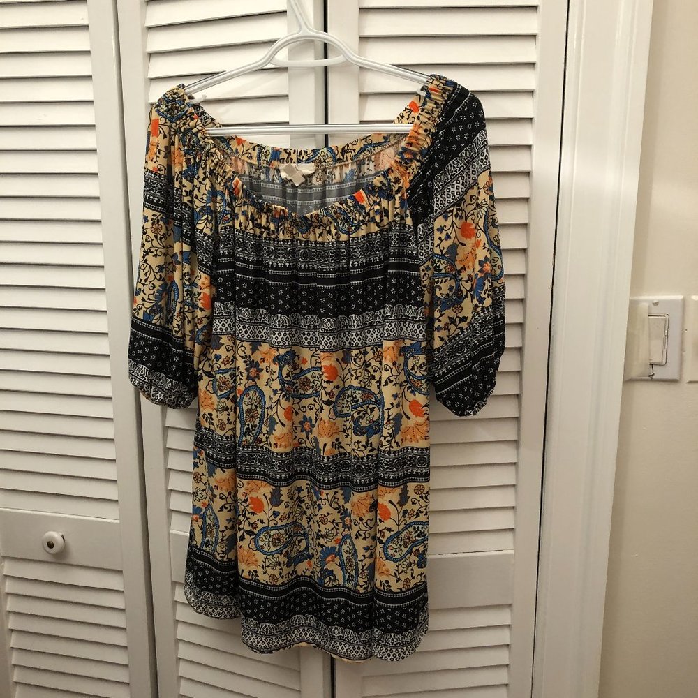 Ember Missy off the shoulder blouse, L